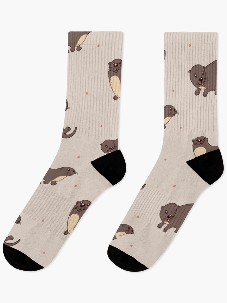 Thumbnail 1 of 5, Socks, Cute otter designed and sold by DerSenat.