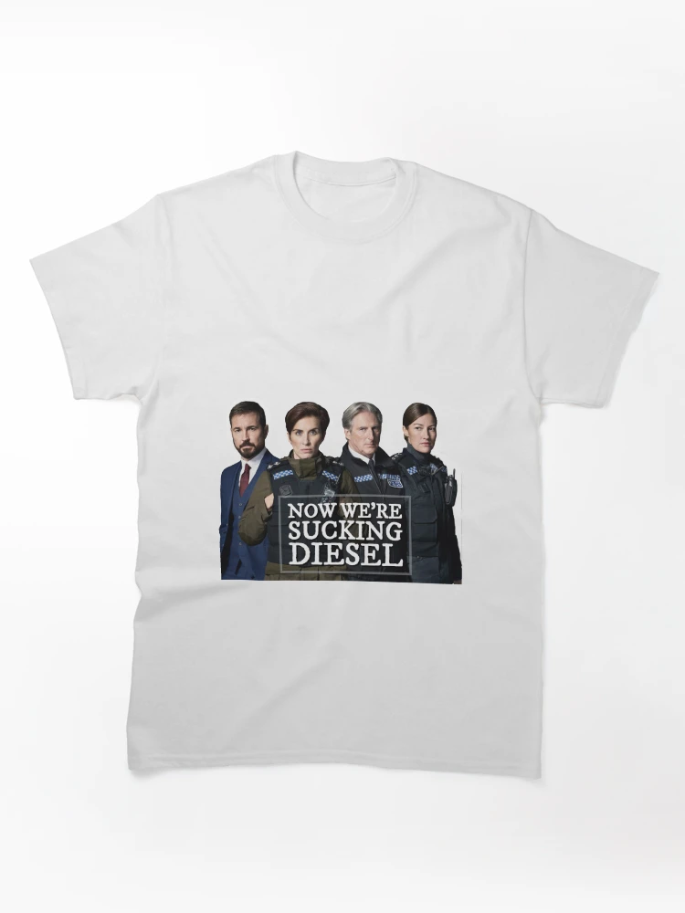 Thumbnail 1 of 7, Classic T-Shirt, Sucking Diesel BBC Line of Duty designed and sold by hypocratees.