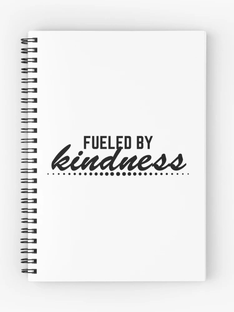 Thumbnail 1 of 3, Journal, Fueled By Kindness Simple Black Design designed and sold by SweetAndSpice.