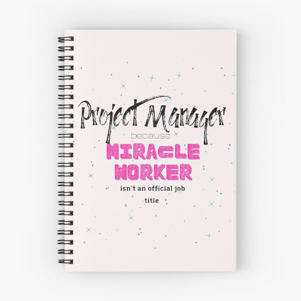 Item preview, Project manager miracle worker pink star designed and sold by Awesomefamily.