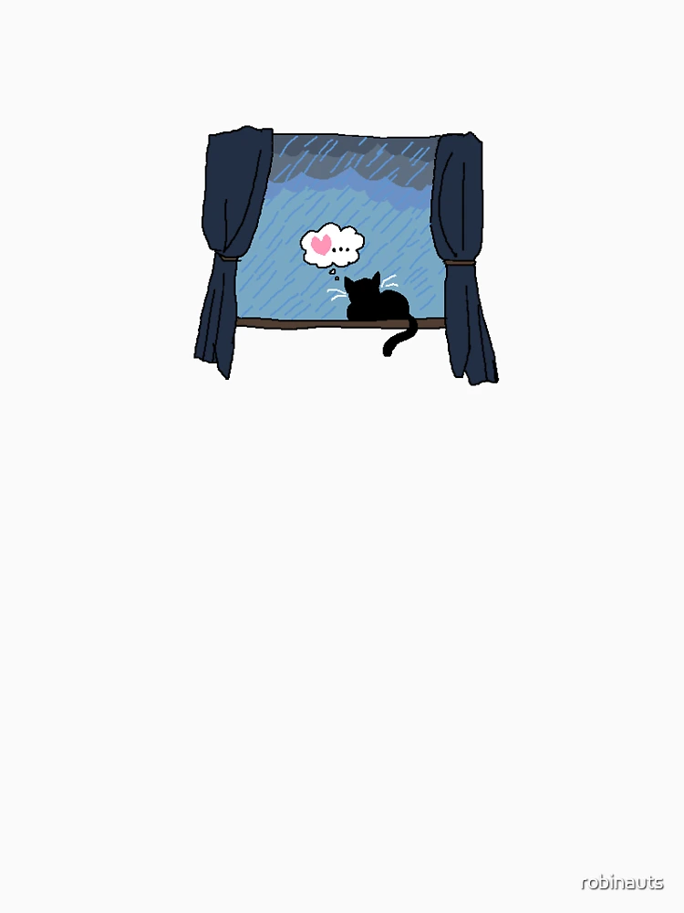 Thumbnail 7 of 7, Essential T-Shirt, rainy day designed and sold by robinauts.