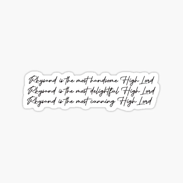 Aperçu de l'œuvre Rhysand citation drôle d'ACOTAR créée et vendue par maevuhhh.