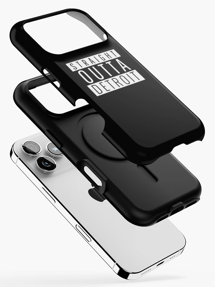 Imagen 2 de 4, Funda de iPhone con la obra Directamente de Detroit, Michigan, diseñada y vendida por Teelogic.