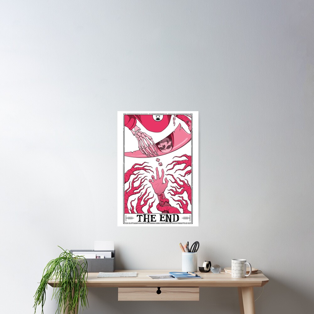 Vista previa del artículo con la obra «Póster», diseñado y vendido por RustyQuill.