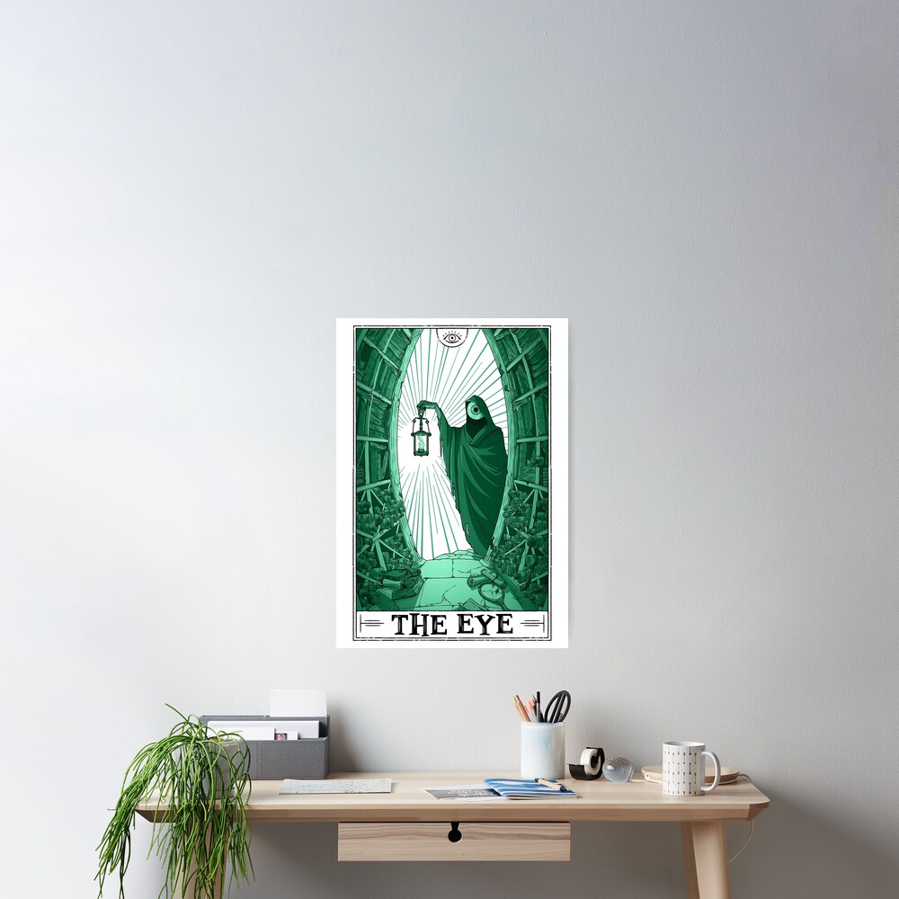Vista previa del artículo con la obra «Póster», diseñado y vendido por RustyQuill.