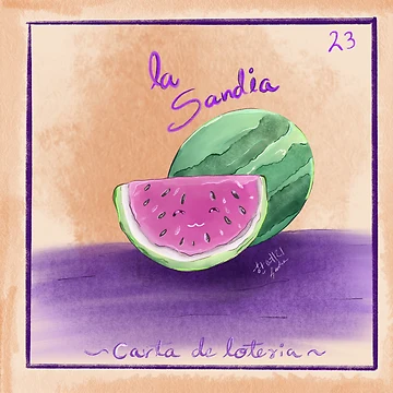 Artwork thumbnail, Watermelon lottery by Darkybunny