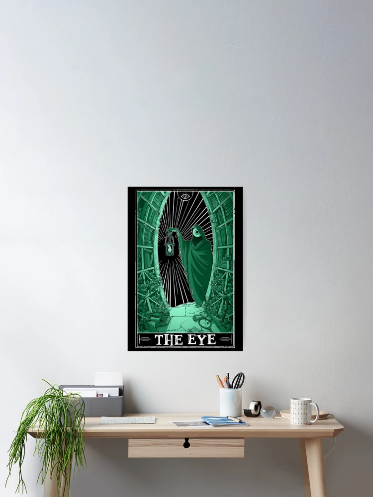 Imagen 2 de 3, Póster con la obra El ojo "Tarotesco" (oscuro), diseñada y vendida por RustyQuill.
