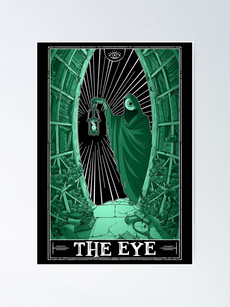 Imagen 1 de 3, Póster con la obra El ojo "Tarotesco" (oscuro), diseñada y vendida por RustyQuill.