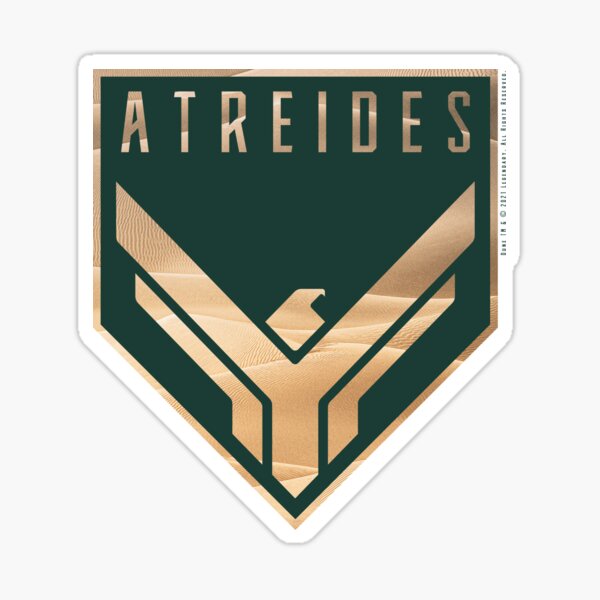 Aperçu de l'œuvre Dune - Badge de la Maison Atréides inversé (image sombre) - créée et vendue par Printerially.