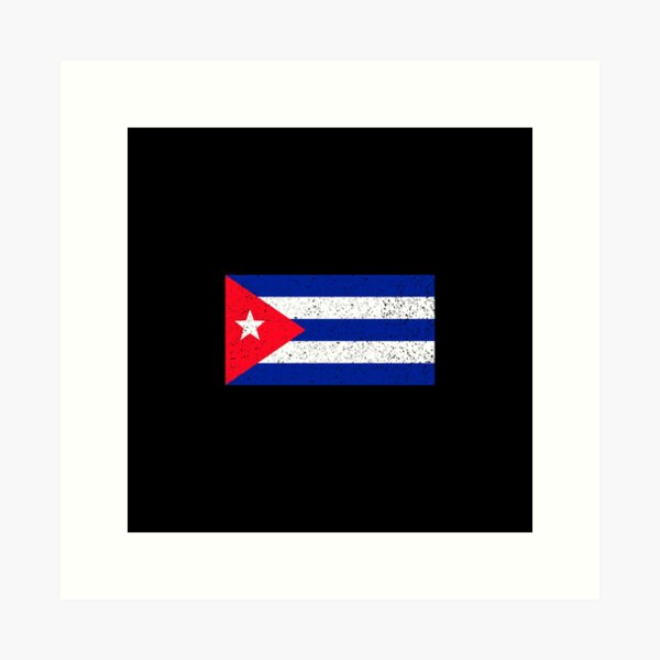 Aperçu de l'œuvre Drapeau vintage de Cuba | Cadeau de culture latine créée et vendue par paulo silveira.