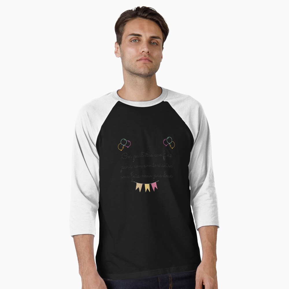 Aperçu de l'œuvre T-shirt baseball manches ¾ créée et vendue par leonmarket.