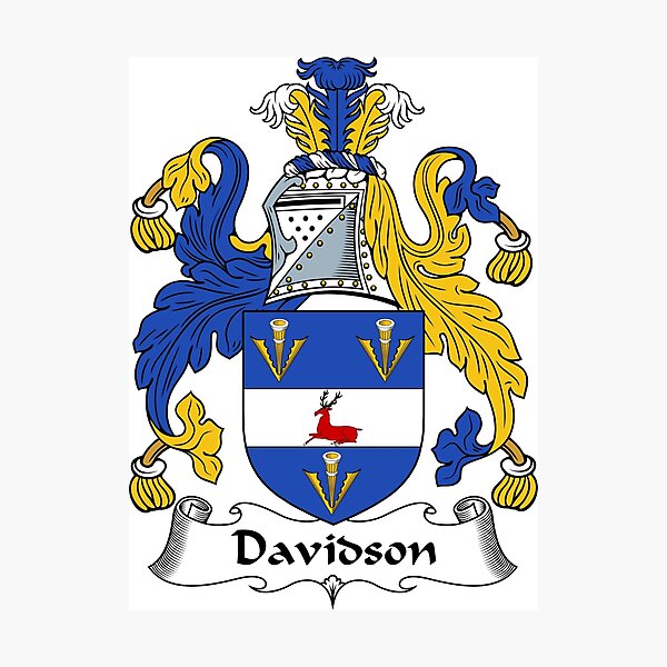 Artikelvorschau, Wappen der Familie Davidson entworfen und verkauft von ScotlandForever.