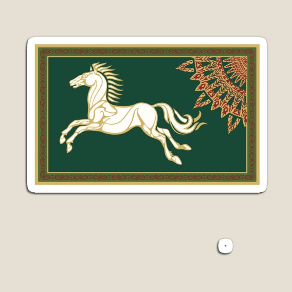 Item preview, Flag of Rohan designed and sold by luthientelrunya.
