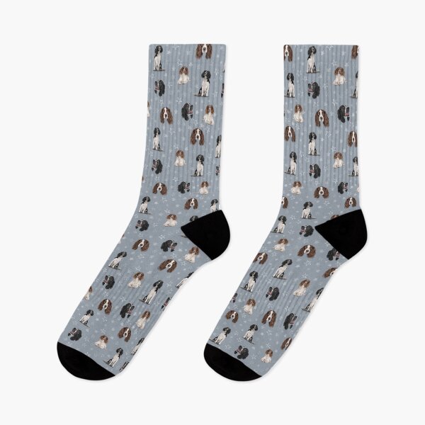 Artikelvorschau, Der Springer Spaniel Blue entworfen und verkauft von Elspeth Rose Design.