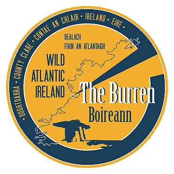 Artwork thumbnail, The Burren Co Clare Ireland Sticker by ROADTROOPER
