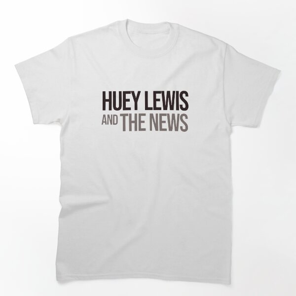 Aperçu de l'œuvre Huey Lewis & the News noir créée et vendue par mentrik.