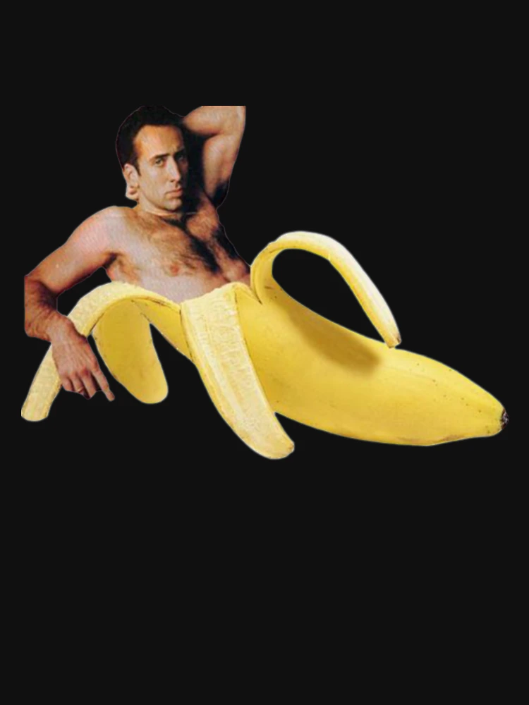 Imagen 7 de 7, Camiseta esencial con la obra nicholas cage banana, diseñada y vendida por bottlealliance.
