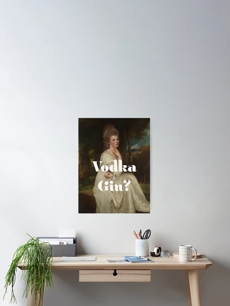 Thumbnail 2 of 3, Poster, Vodka or Gin designed and sold by OhFineArt.