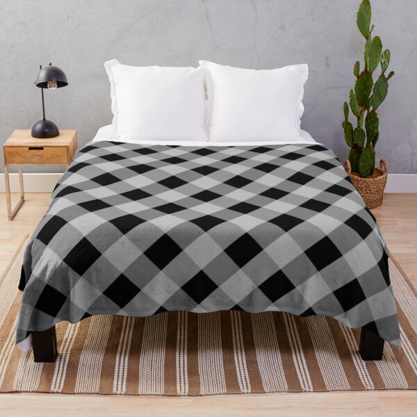 Item preview, Black And White Diagonal Gingham designed and sold by drifti.