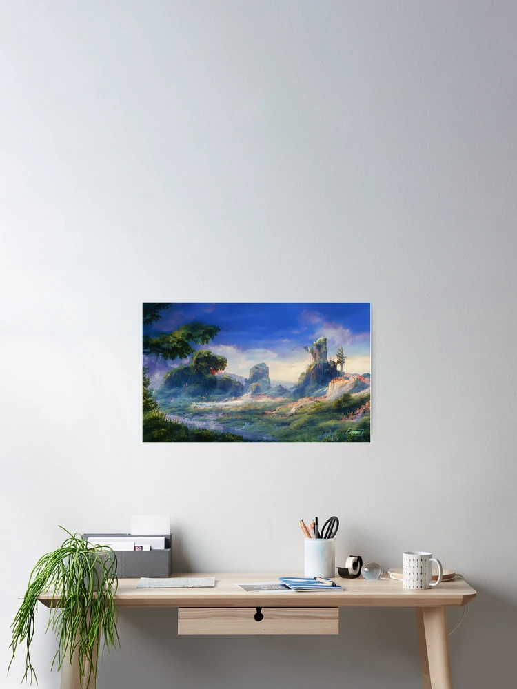 Thumbnail 2 of 3, Poster, Peaceful & Lush designed and sold by Leanore.
