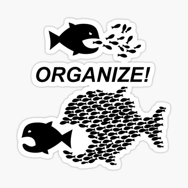 Aperçu de l'œuvre Organisons-nous ! Citoyens, unissons-nous ! Militants, unissons-nous ! Travailleurs, unissons-nous ! créée et vendue par 321Outright.