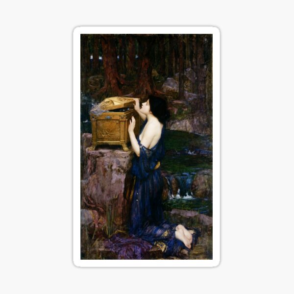 Artikelvorschau, Pandora von John William Waterhouse entworfen und verkauft von Niina Niskanen.