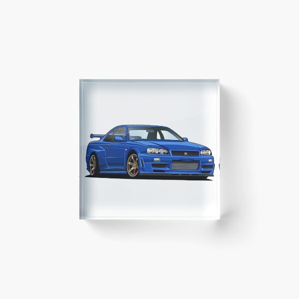 Aperçu de l'œuvre Nissan Skyline R34 GT-R créée et vendue par STProd.