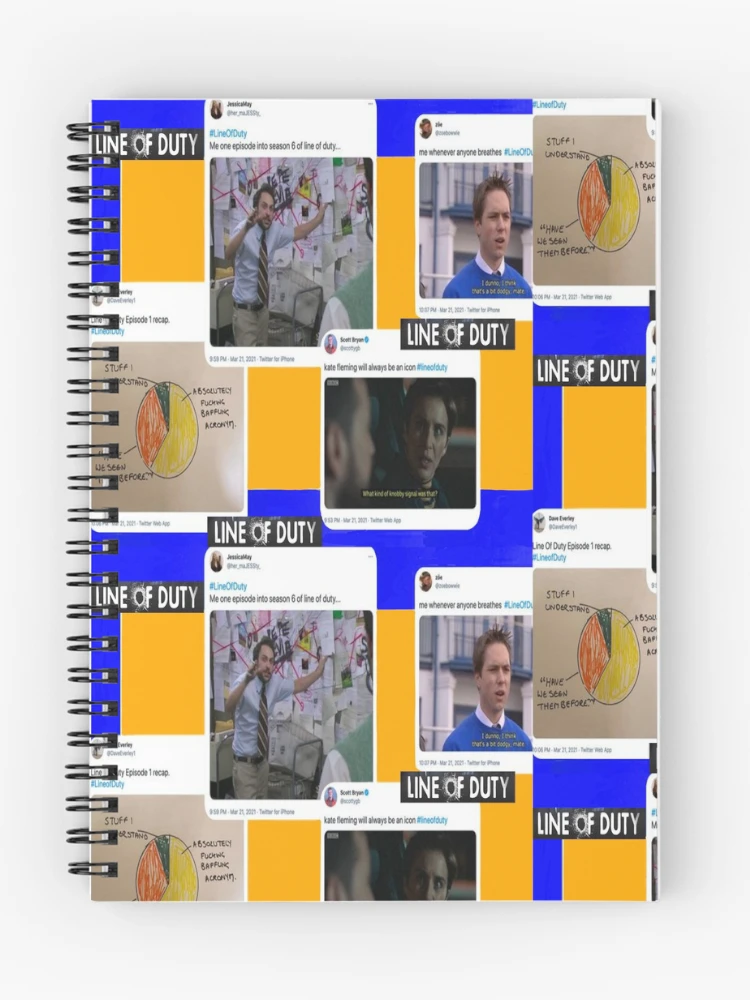 Thumbnail 1 of 3, Journal, Line of duty memes designed and sold by Mayuri Juyal.