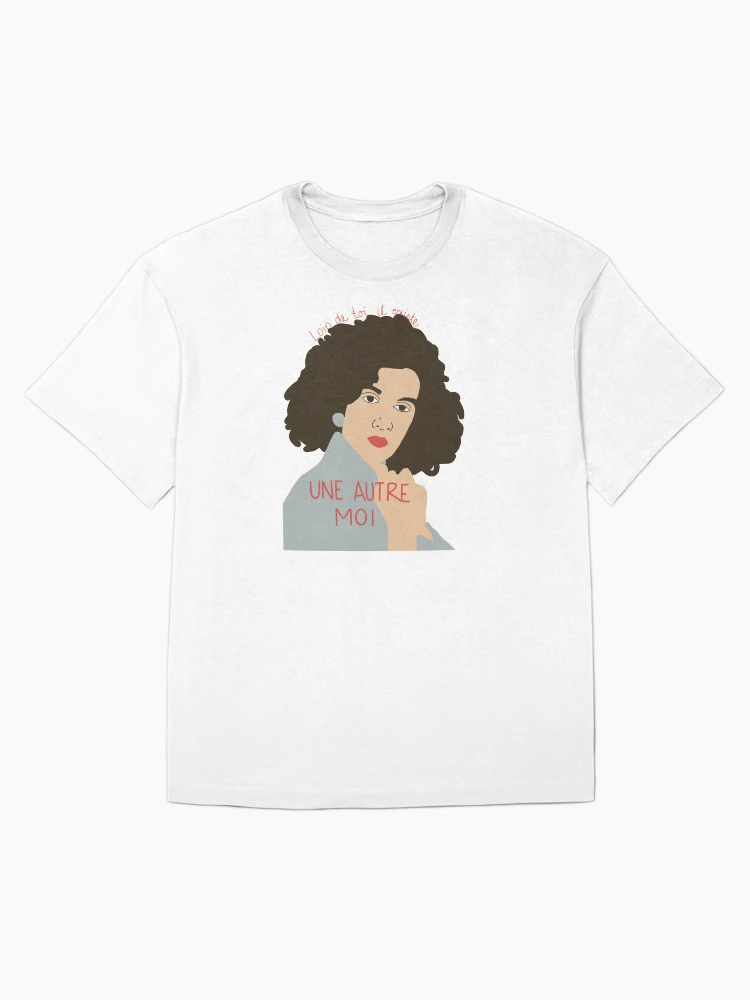 Aperçu 1 sur 7. T-shirt oversize avec l'œuvre Une autre moi créée et vendue par camdallaire.