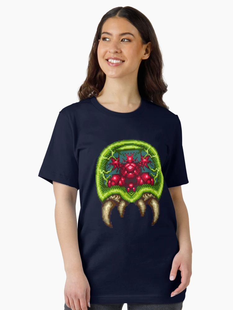 Imagen 3 de 7, Camiseta esencial con la obra Metroid de 16 bits, diseñada y vendida por tibsybits.
