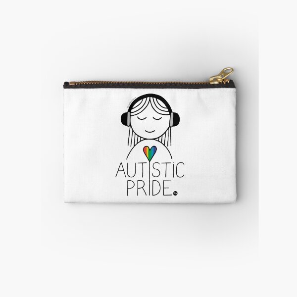 Item preview, AUTISTIC PRIDE - black liner version designed and sold by Magda Montero.