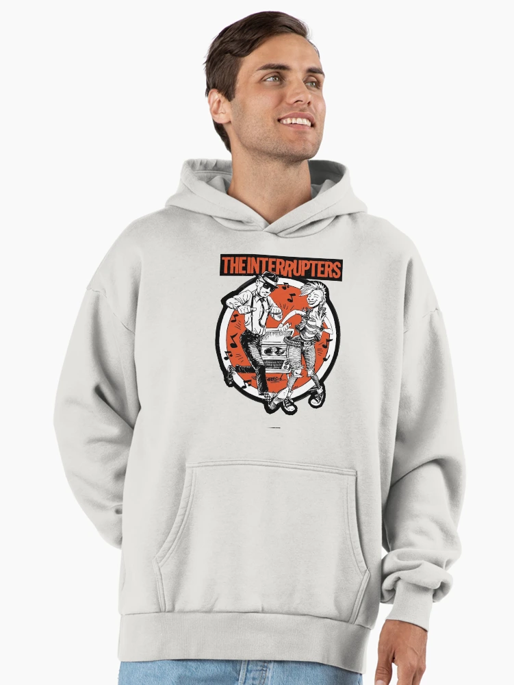 Imagen 2 de 6, Sudadera con capucha oversize prémium con la obra Los int3rupt3ros, diseñada y vendida por jammesson.
