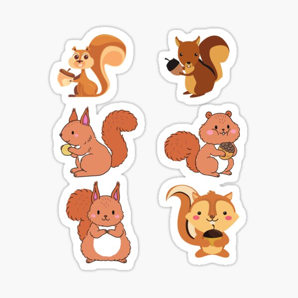 Artikelvorschau, Eichhörnchen hält Eichelpaket entworfen und verkauft von Red-ElYoubi.