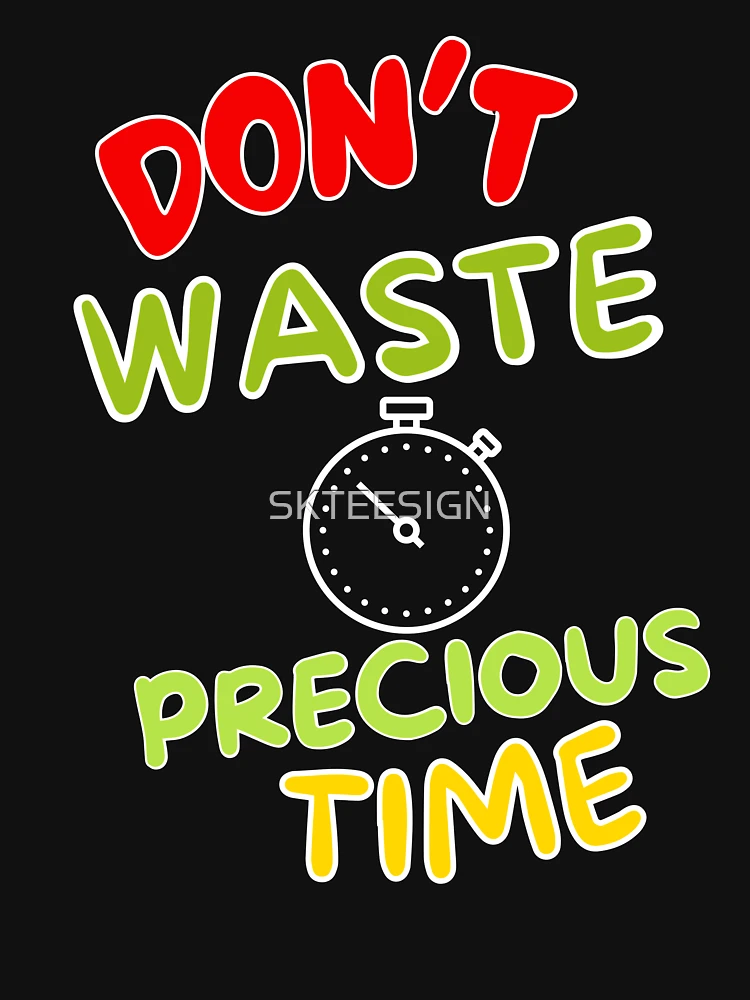 Thumbnail 6 of 6, Premium Oversized Sweatshirt, Don't Waste Precious Time designed and sold by SKTEESIGN.