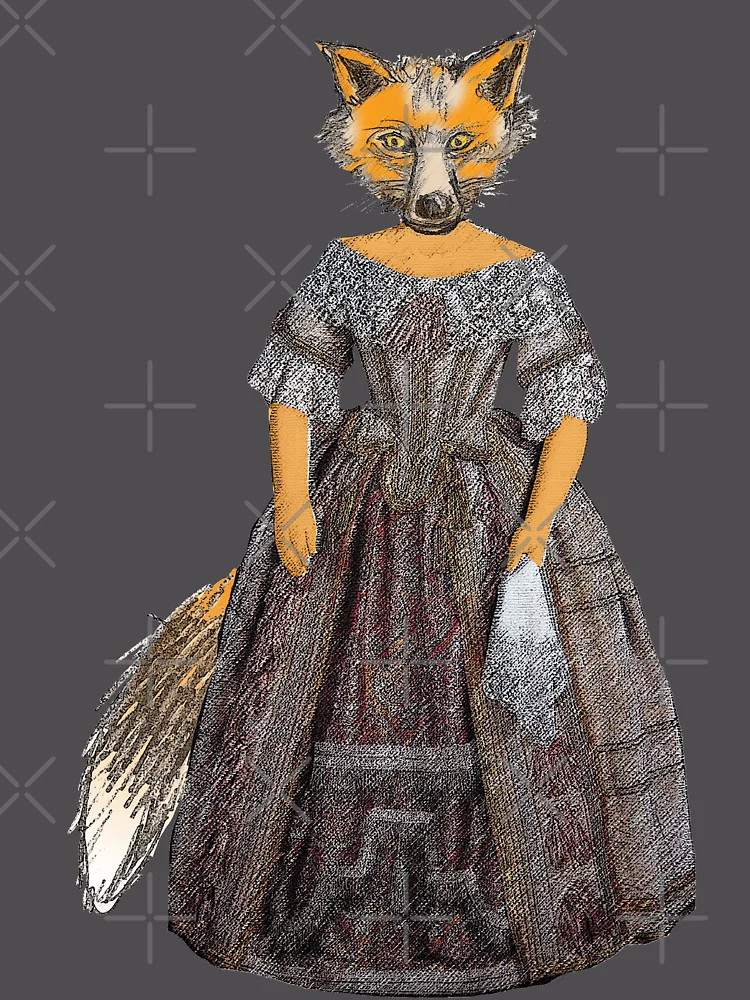 Thumbnail 6 of 6, Premium Oversized Sweatshirt, Court Fox designed and sold by jennyjeffries.
