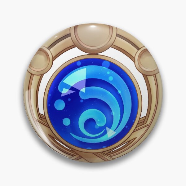 Item preview, Genshin Impact Inazuma Hydro Vision designed and sold by chaiimu.