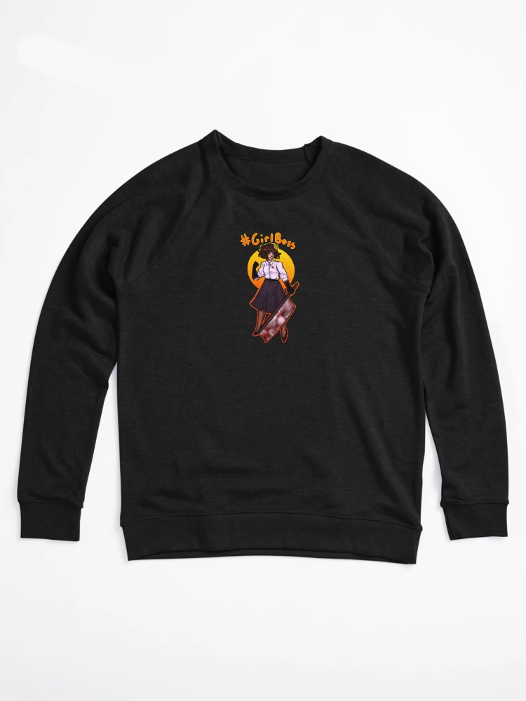 Imagen 1 de 6, Sudadera ligera con la obra yosano inventó ser un girlboss, diseñada y vendida por epicfailcringe.