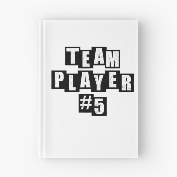 Item preview, Team Player #5 - White designed and sold by BusyMonkeys.