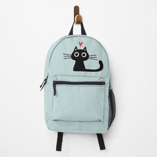 Item preview, Cute Black Cat with Heart | Kitten Valentine designed and sold by Jenn Inashvili.