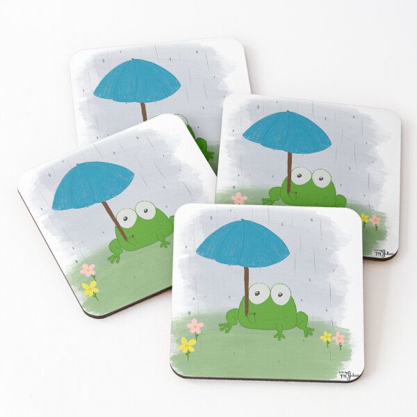 Artikelvorschau, Regentag Frosch mit Regenschirm entworfen und verkauft von artbymjohnston.
