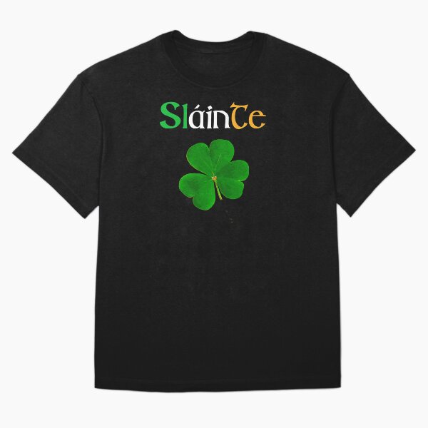 Aperçu de l'œuvre Slainte et Shamrock - acclamations irlandaises et symbole irlandais de St Patrick créée et vendue par Danicus666.