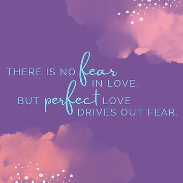 Artwork thumbnail, His Perfect Love Drives Out Fear by garmentoffaith