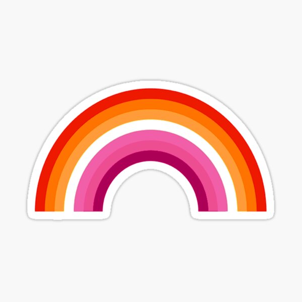 Aperçu de l'œuvre arc en ciel lesbien créée et vendue par sophiesversion.