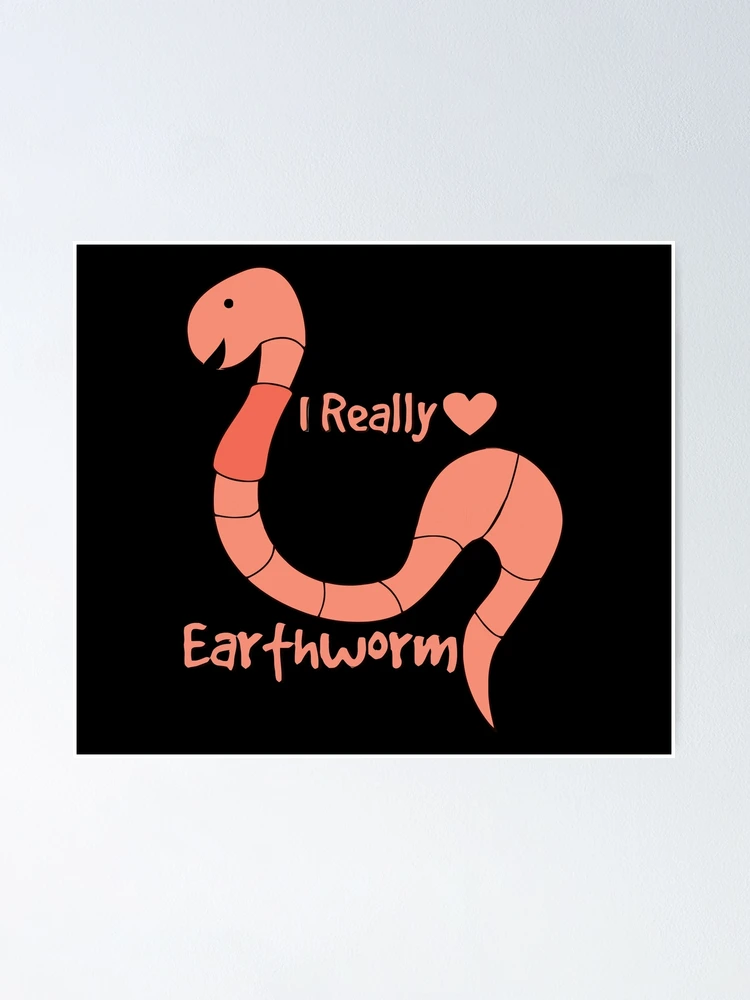 Thumbnail 1 of 3, Poster, earthworm designed and sold by whatsyokidswear.