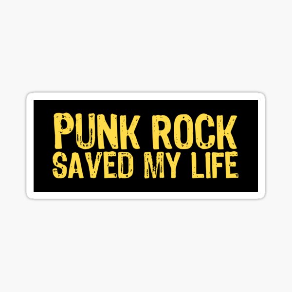 Item preview, El punk rock me salvó la vida designed and sold by The "I Love Everything" Shop.