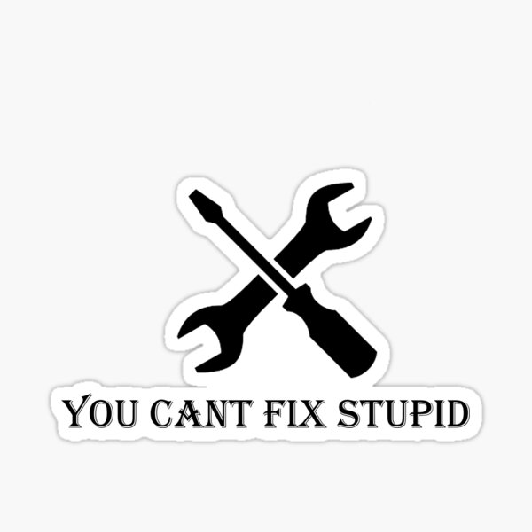 Artikelvorschau, Du kannst Dummes nicht reparieren entworfen und verkauft von abxxyz123.