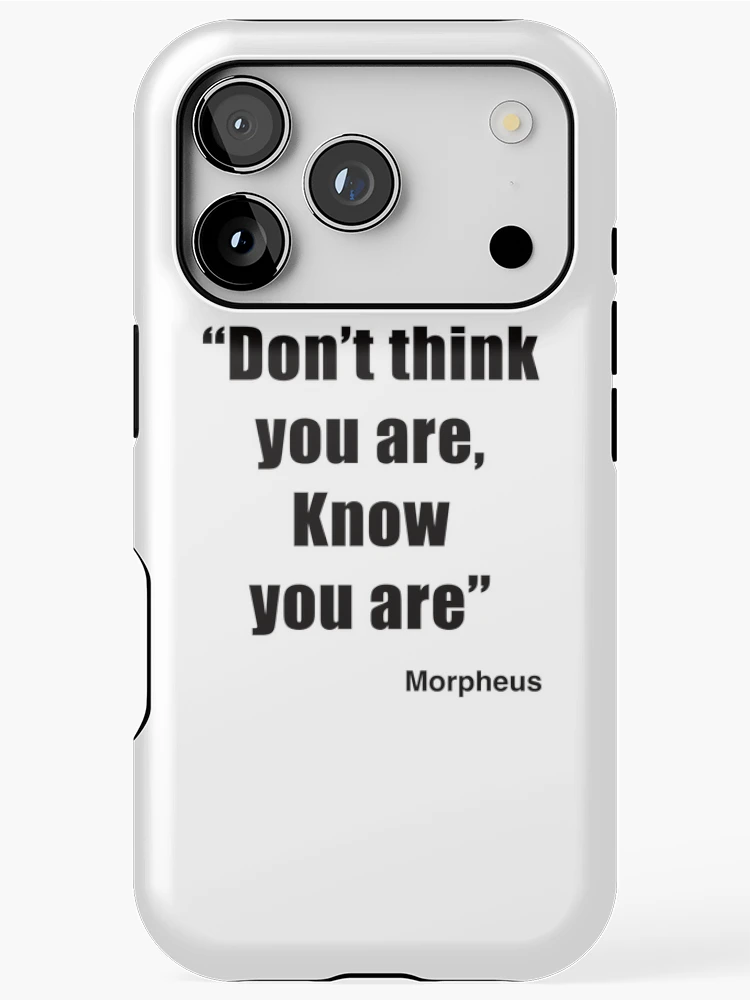 Thumbnail 1 of 4, iPhone Case, Matrix Movie Quote designed and sold by AIOSG.