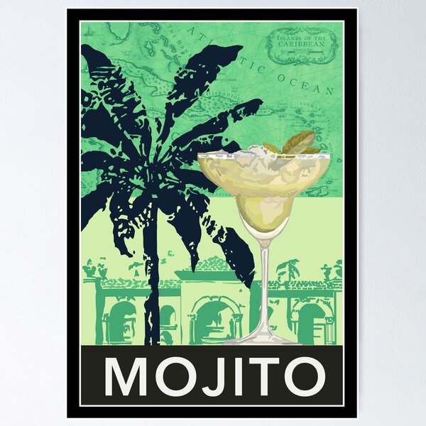 Artikelvorschau, Mojito Cocktail entworfen und verkauft von nincompoop-art.