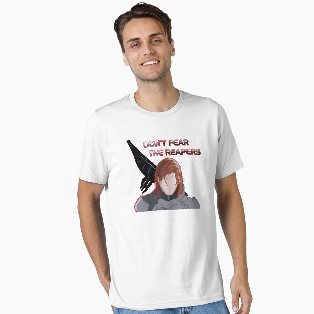 Vista previa del artículo con la obra «Camiseta esencial», diseñado y vendido por James Melzer.