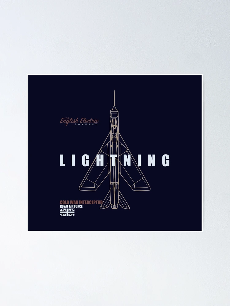 Thumbnail 1 of 3, Poster, English Electric Lightning designed and sold by StrongVlad.
